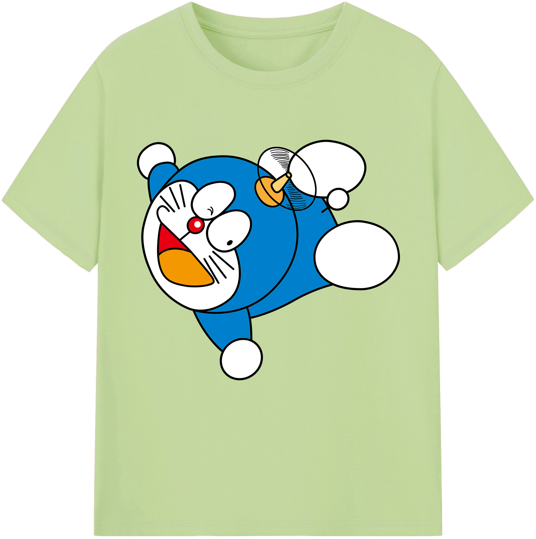 （画像用） ドラえもん Doraemon 綿100％半袖Tシャツ（フロントプリント）